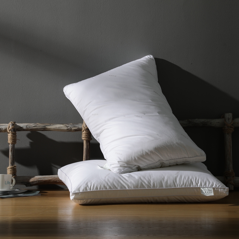 1200g মাইক্রোফাইবার ফিলিং 5 স্টার লাক্সারি হিলটন হোটেল ফার্ম বালিশ