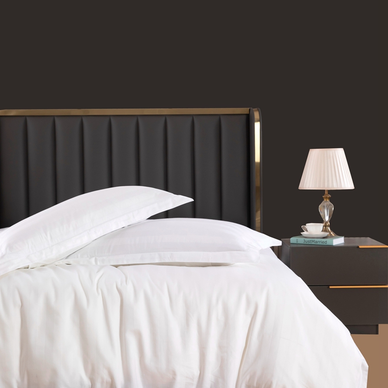 6080S 400TC 100% কটন সাটিন প্লেইন সাদা হোটেল বেডিং সেট 6080S 400TC 100% কটন সাটিন প্লেইন সাদা হোটেল বেডিং সেট