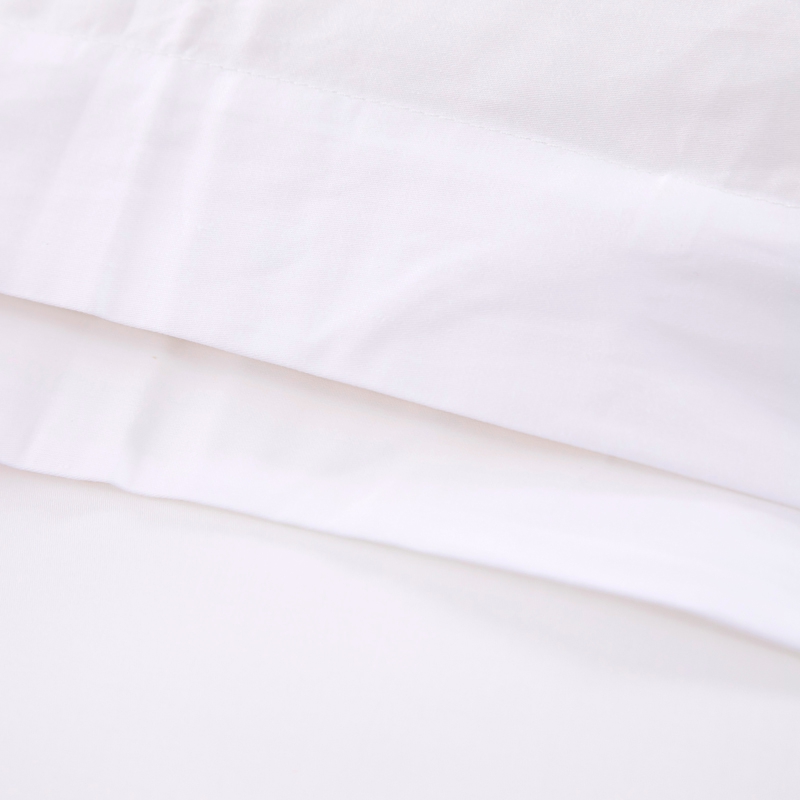 6080S 400TC 100% কটন সাটিন প্লেইন সাদা হোটেল বেডিং সেট 6080S 400TC 100% কটন সাটিন প্লেইন সাদা হোটেল বেডিং সেট