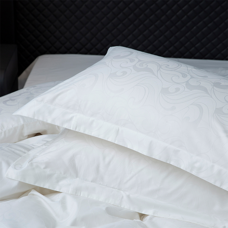 নতুন জ্যাকার্ড 100% কটন সাটিন হোয়াইট হোটেল লিনেন বেডরুম বেডিং শীট সেট নতুন জ্যাকার্ড 100% কটন সাটিন হোয়াইট হোটেল লিনেন বেডরুম বেডিং শীট সেট