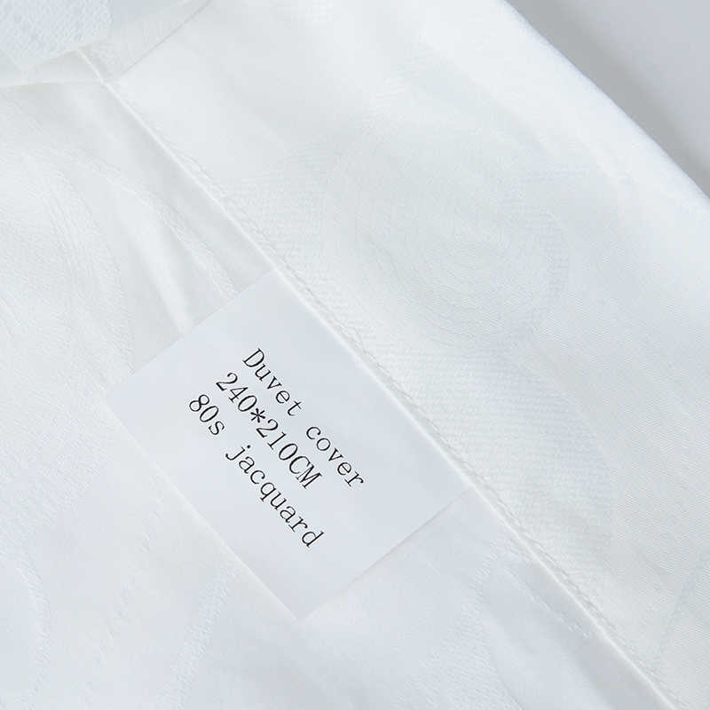 নতুন জ্যাকার্ড 100% কটন সাটিন হোয়াইট হোটেল লিনেন বেডরুম বেডিং শীট সেট নতুন জ্যাকার্ড 100% কটন সাটিন হোয়াইট হোটেল লিনেন বেডরুম বেডিং শীট সেট