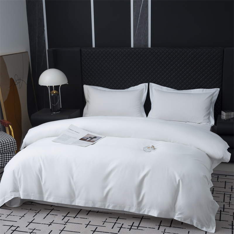 স্টার হোটেলের জন্য 50% কটন 50% পলিয়েস্টার 300TC ফ্যাব্রিক বেডিং সেট স্টার হোটেলের জন্য 50% কটন 50% পলিয়েস্টার 300TC ফ্যাব্রিক বেডিং সেট