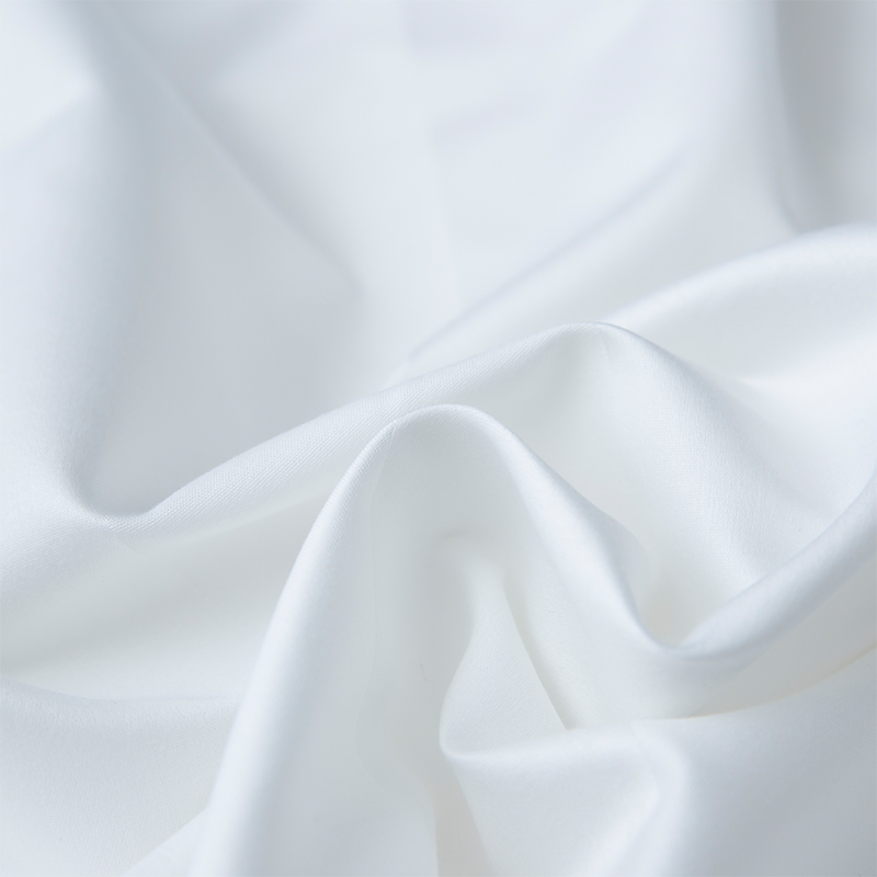 পাঁচতারা হোটেল বেডিং সেটের জন্য 7cm Sateen স্ট্রাইপ প্লেইন সাদা 750TC 100% তুলা পাঁচতারা হোটেল বেডিং সেটের জন্য 7cm Sateen স্ট্রাইপ প্লেইন সাদা 750TC 100% তুলা